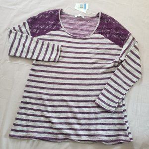 Angels Forever Young Striped Top Size XL